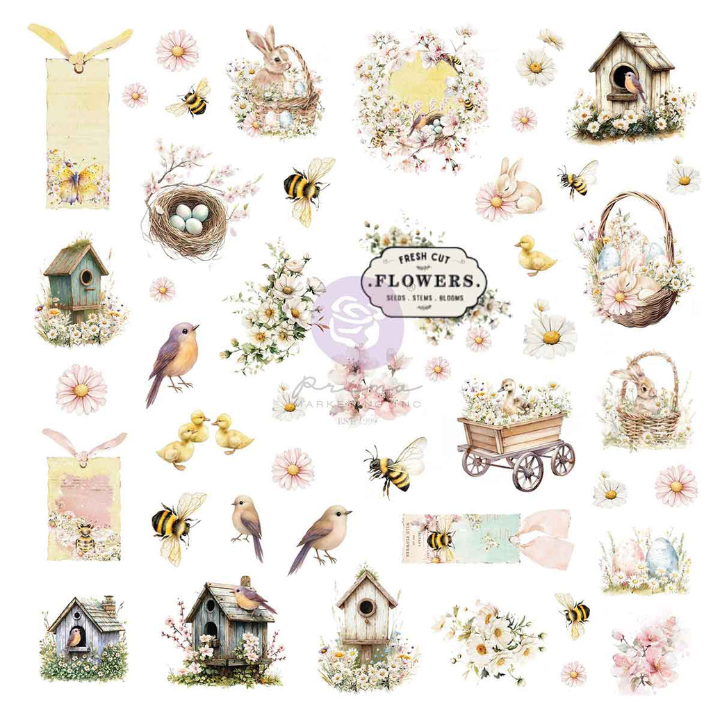 Spring Bits, Among the Wildflowers Collection Ephemera