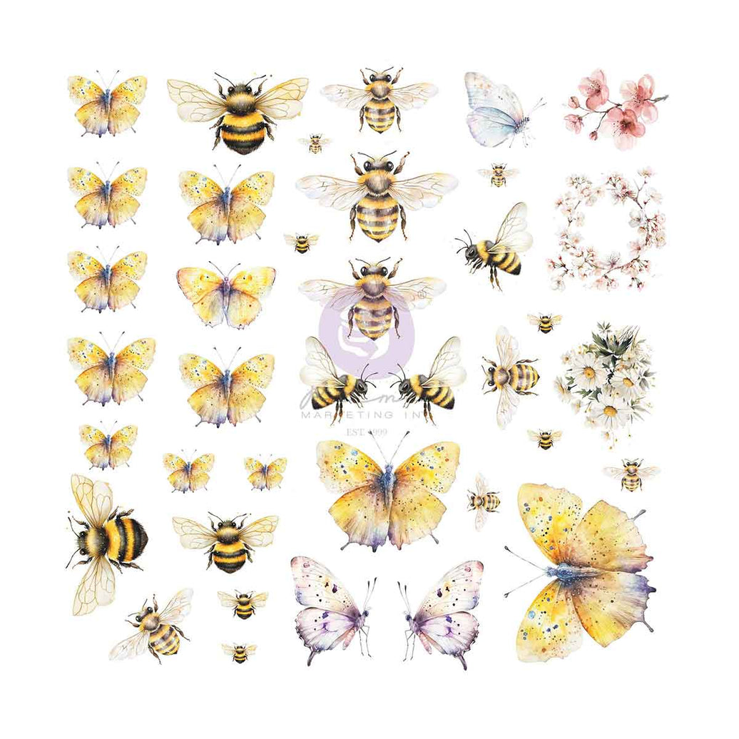 Among the Wildflowers Collection Vellum Ephemera - Spring Wings
