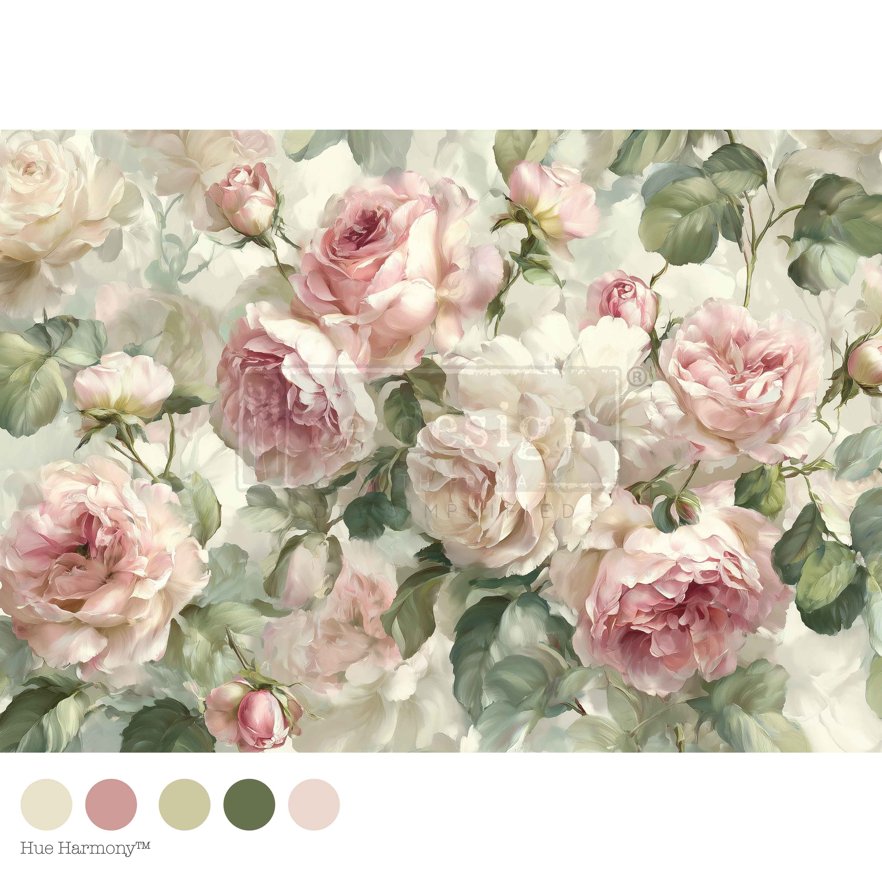 A1 Decoupage Fiber - Velvet Bloom