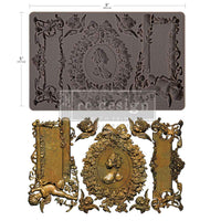 Decor Moulds® - Ombres Florales - 1 pc, 5"x10"x8mm