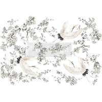Decor Transfers® - Silver Wings - 24"x35" Transfer