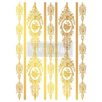 New! Chateau Filigree Transfer, Decor Transfers® Gold Foil - Chateau Filigree