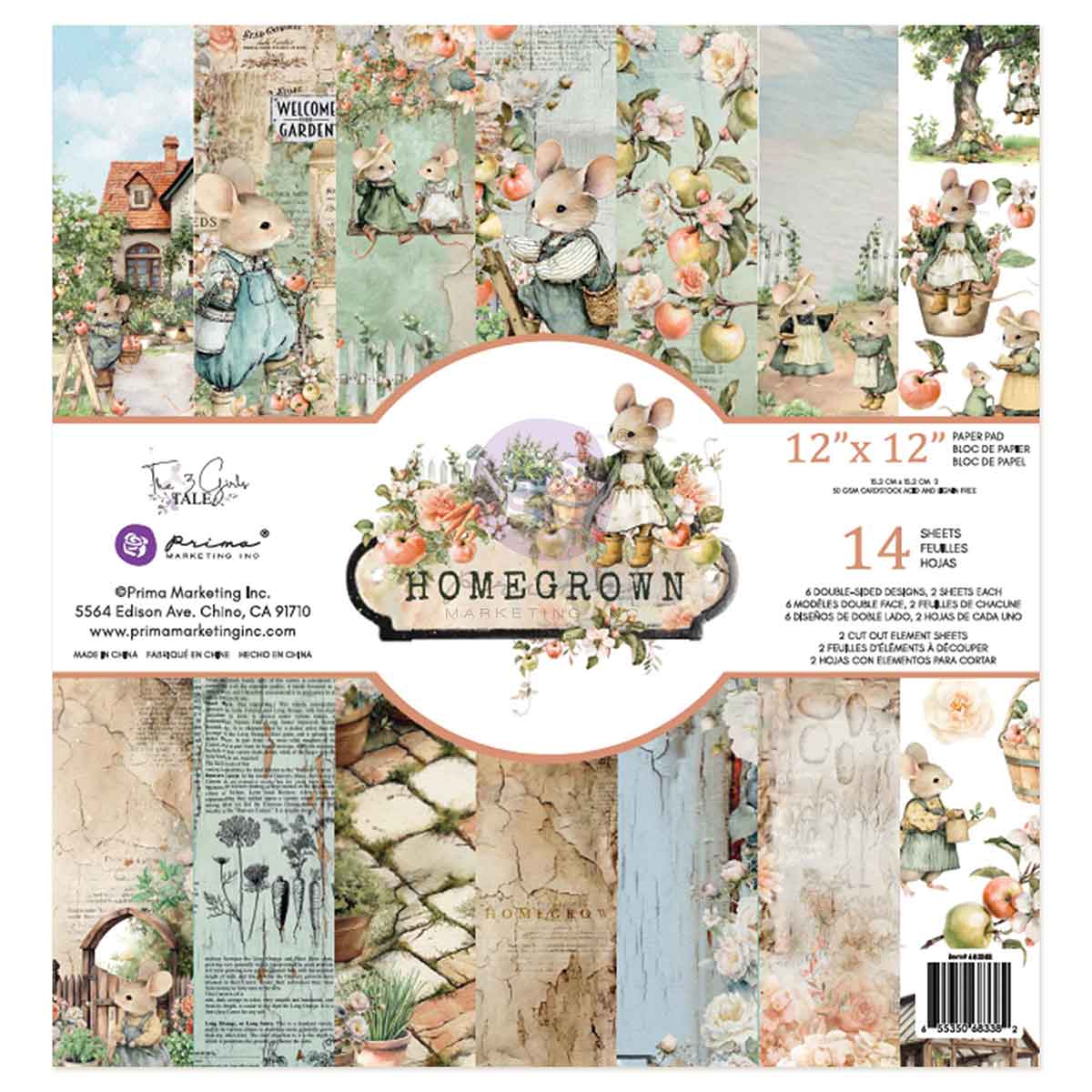 Homegrown Collection 12x12 Paper Pad