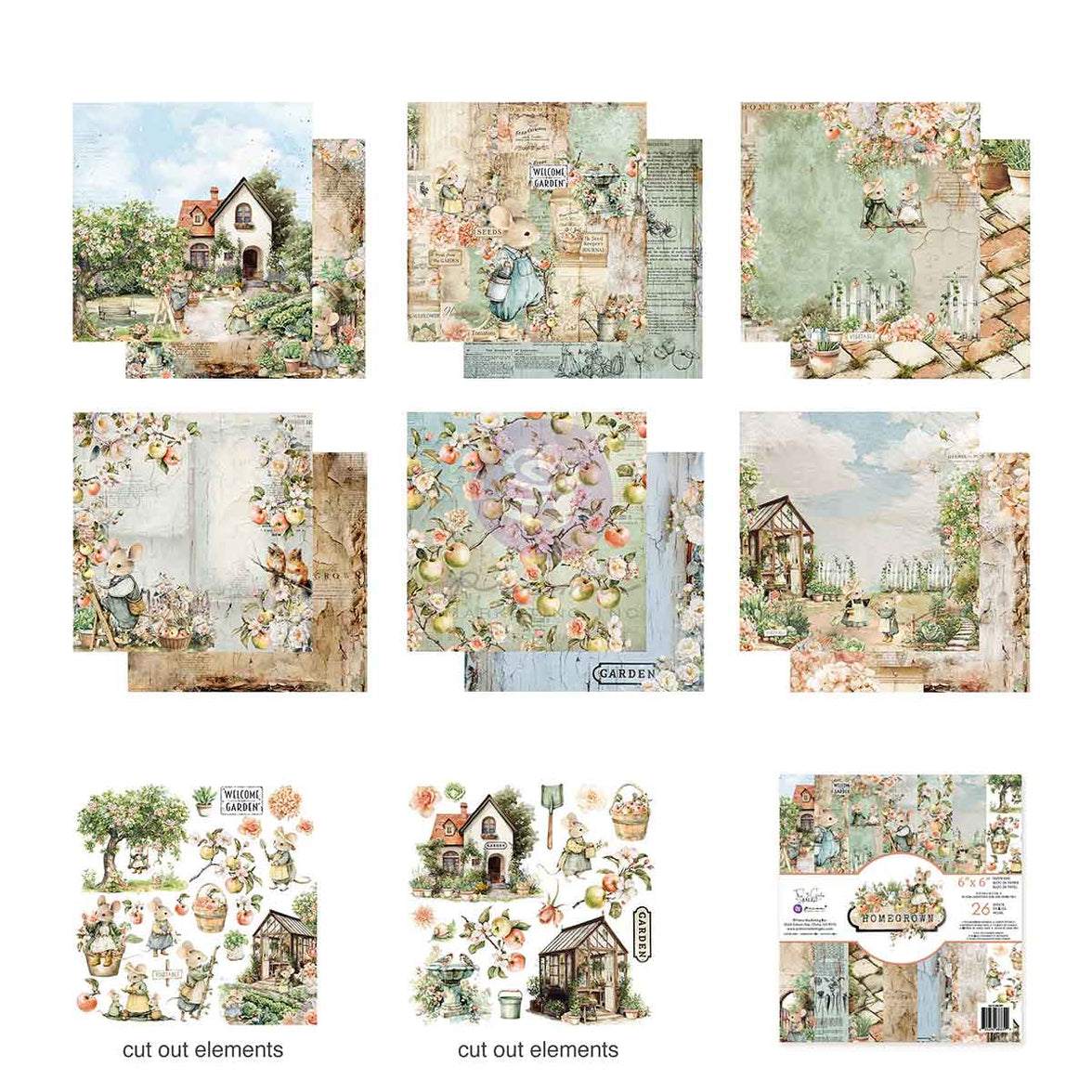 Homegrown Collection 6x6 Paper Pad
