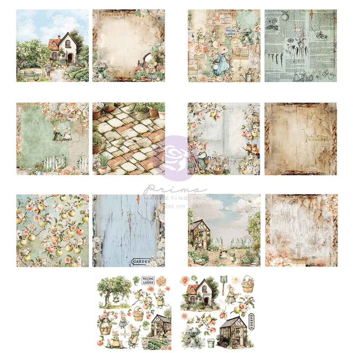 Homegrown Collection 6x6 Paper Pad