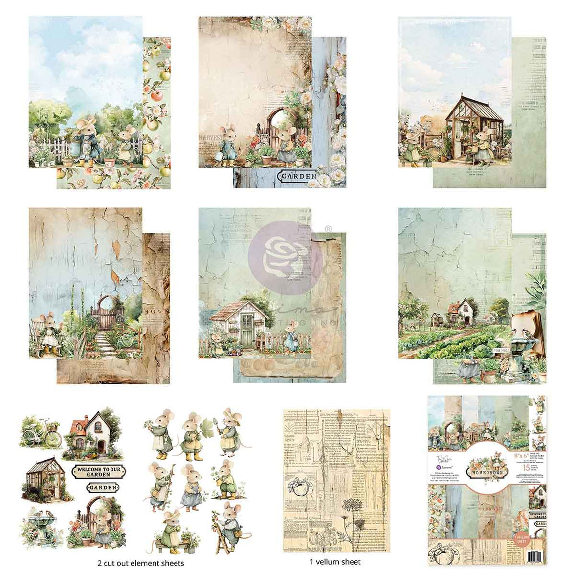 Homegrown Collection 6x8 Paper Pad