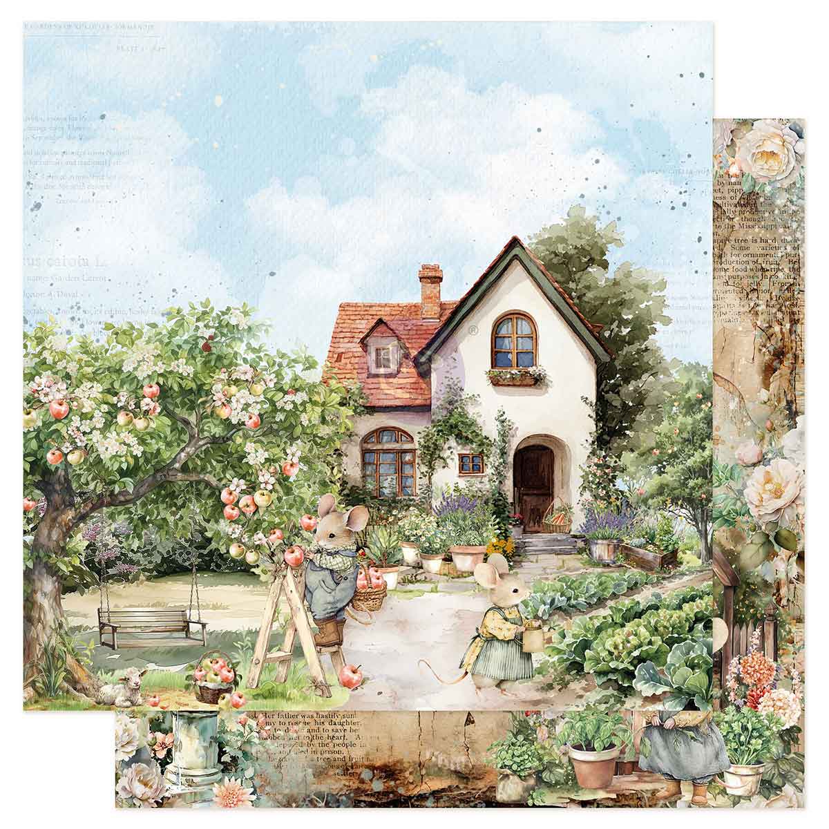 Homegrown Collection 12x12 Sheet - A Day In The Garden