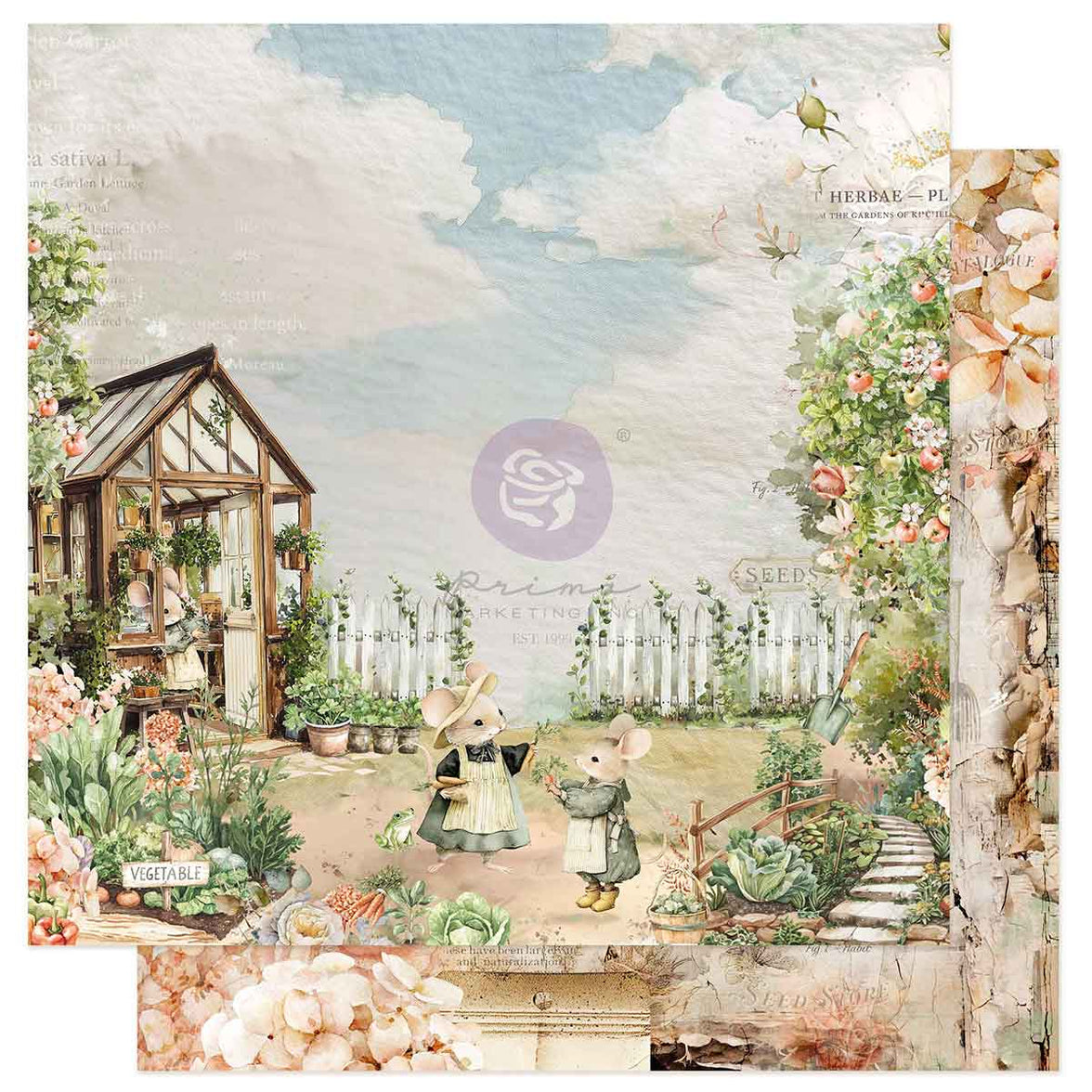 Homegrown Collection 12x12 Sheet - Garden Talk