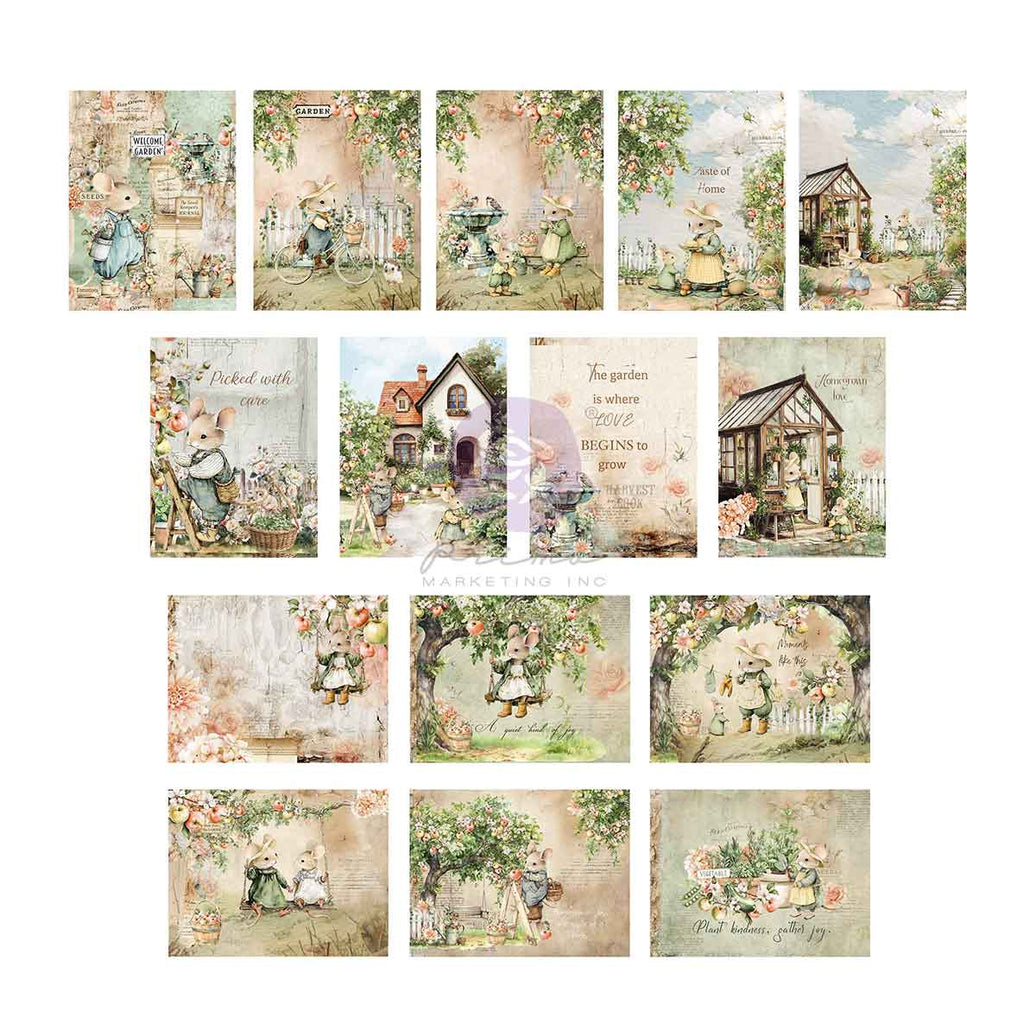 Homegrown Collection 3X4 Journaling Cards