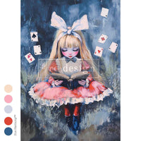 A2 Decoupage Fiber - A Royal Flush Of Thoughts