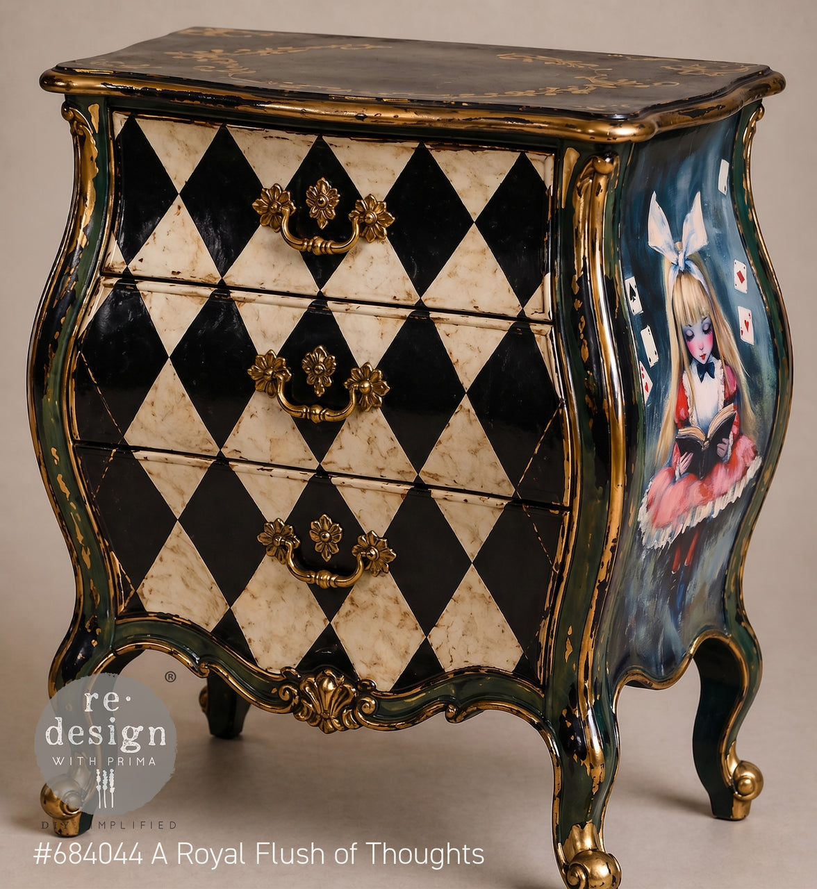 A2 Decoupage Fiber - A Royal Flush Of Thoughts