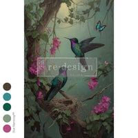 The Iridescent Interval Décor Paper - Découpage Décor Tissue Paper – 1 Sheet (19.5″ X 30″)