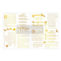 New! Golden Tidings Transfer, Middy Foil Transfers® Kacha - Golden Tidings