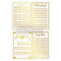 Middy Foil Transfers® Kacha - Yuletide Symphony Gold Foil Transfer