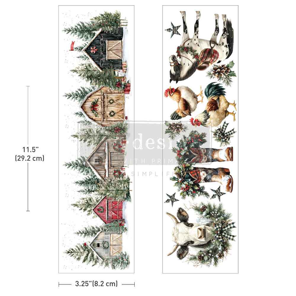 Christmas On The Farm, Luxe Transfers® - Christmas On The Farm, Luxe Transfers
