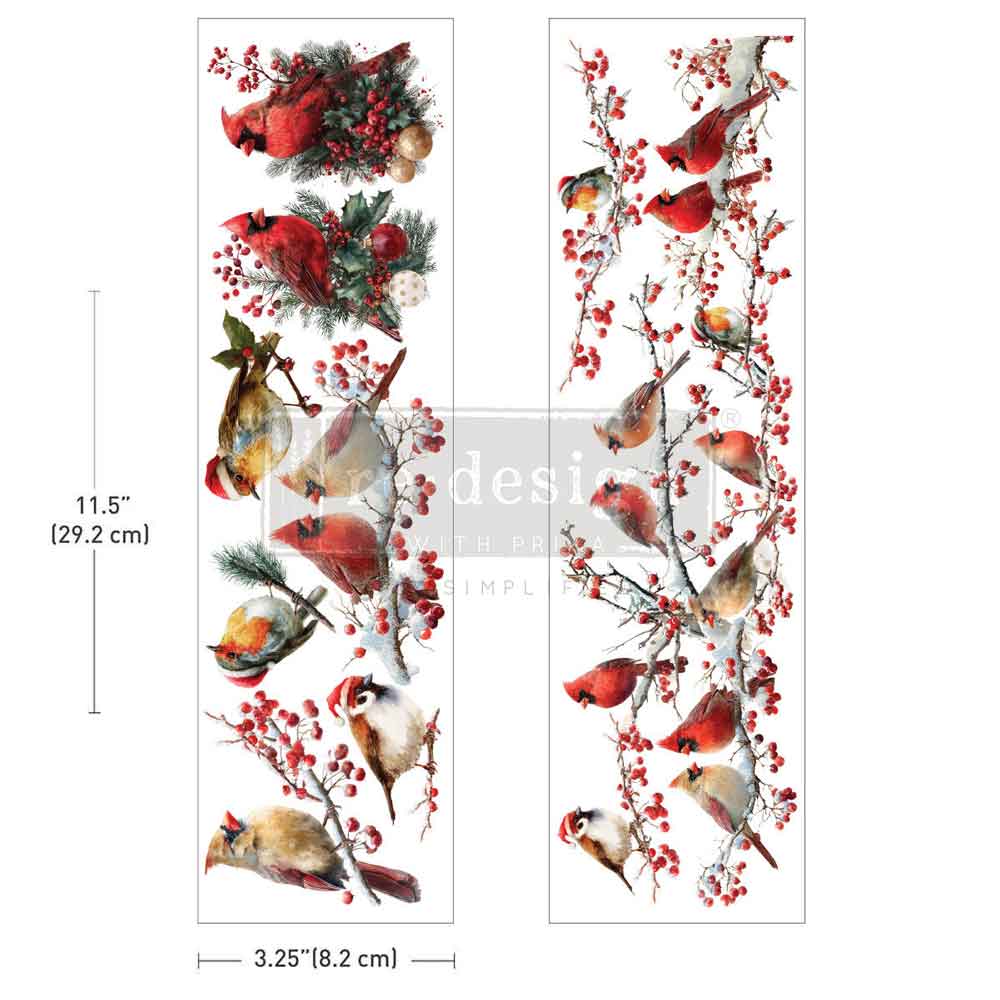 Hollywing Cardinal Luxe Transfer,  Luxe Transfers® - Hollywing Cardinal Transfers, Cardinals