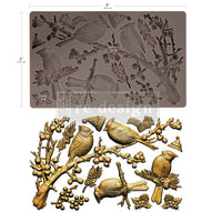 New! Cardinal Grace Mould, Decor Moulds® - Cardinal Grace Silicone Mould