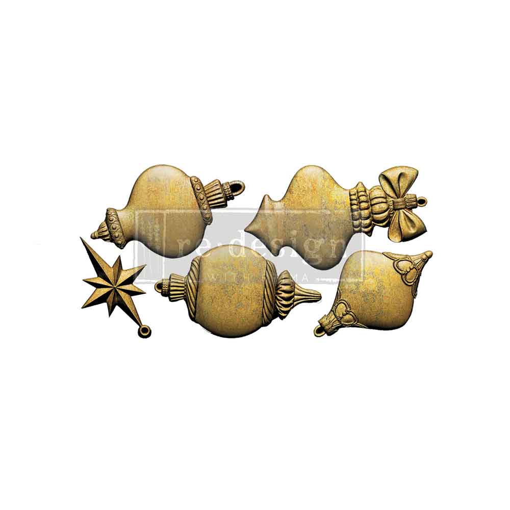 New! Winter Luxe Blanks Mould, Decor Moulds® - Winter Luxe Blanks, Holiday Ornament Mould