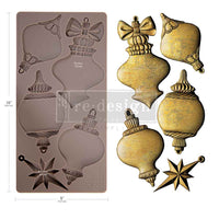 New! Winter Luxe Blanks Mould, Decor Moulds® - Winter Luxe Blanks, Holiday Ornament Mould