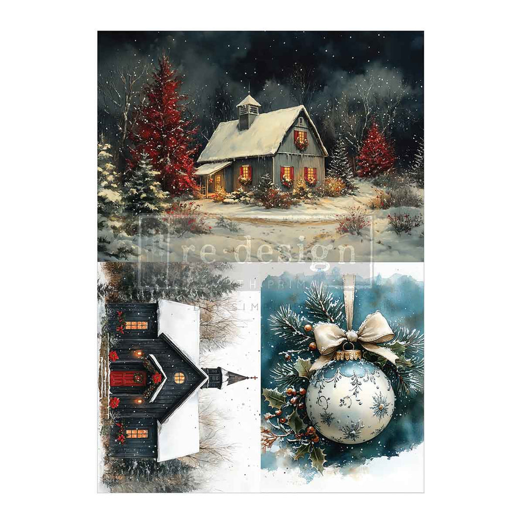 A4 Decoupage Fiber Pack - Silent Timber Memoirs