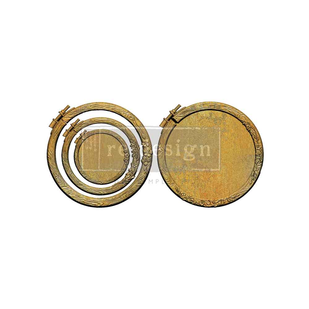 New! Artisan’s Frame Mould, Decor Moulds® - Artisan’s Frame, Embroidery Hoop Mould