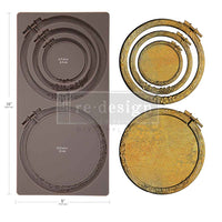 New! Artisan’s Frame Mould, Decor Moulds® - Artisan’s Frame, Embroidery Hoop Mould