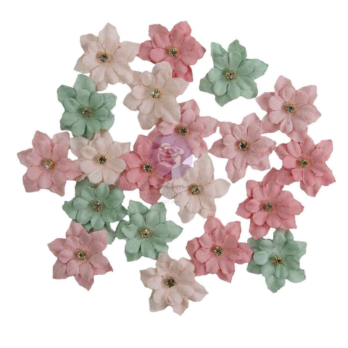 Buttons & Keepsakes Collection Flowers - Delicate Trimmings
