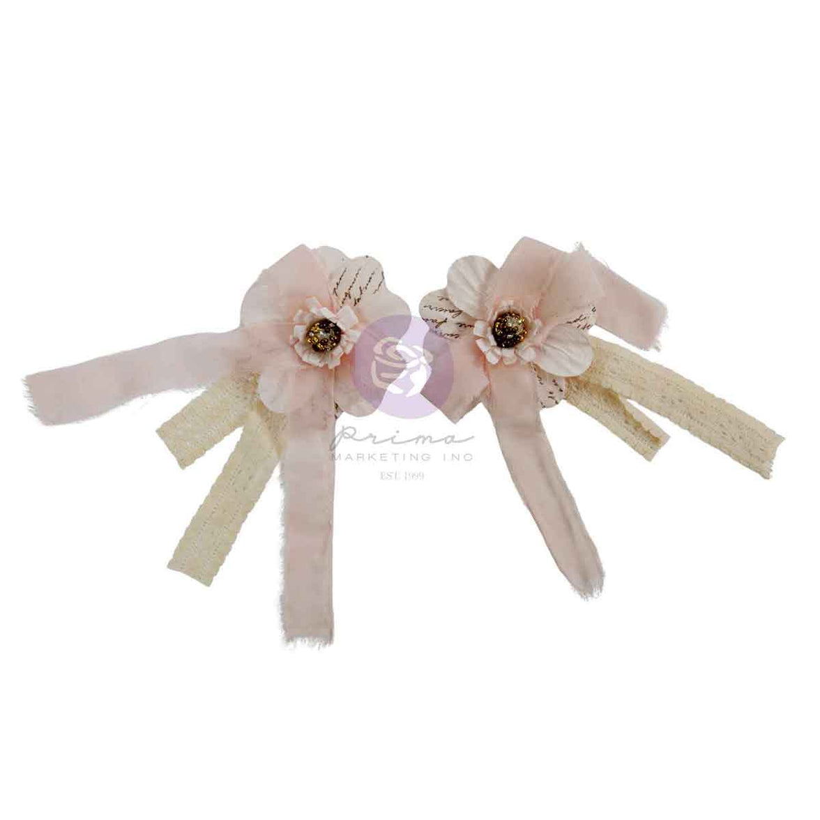 Buttons & Keepsakes Collection Flowers - Elegant Fleurs