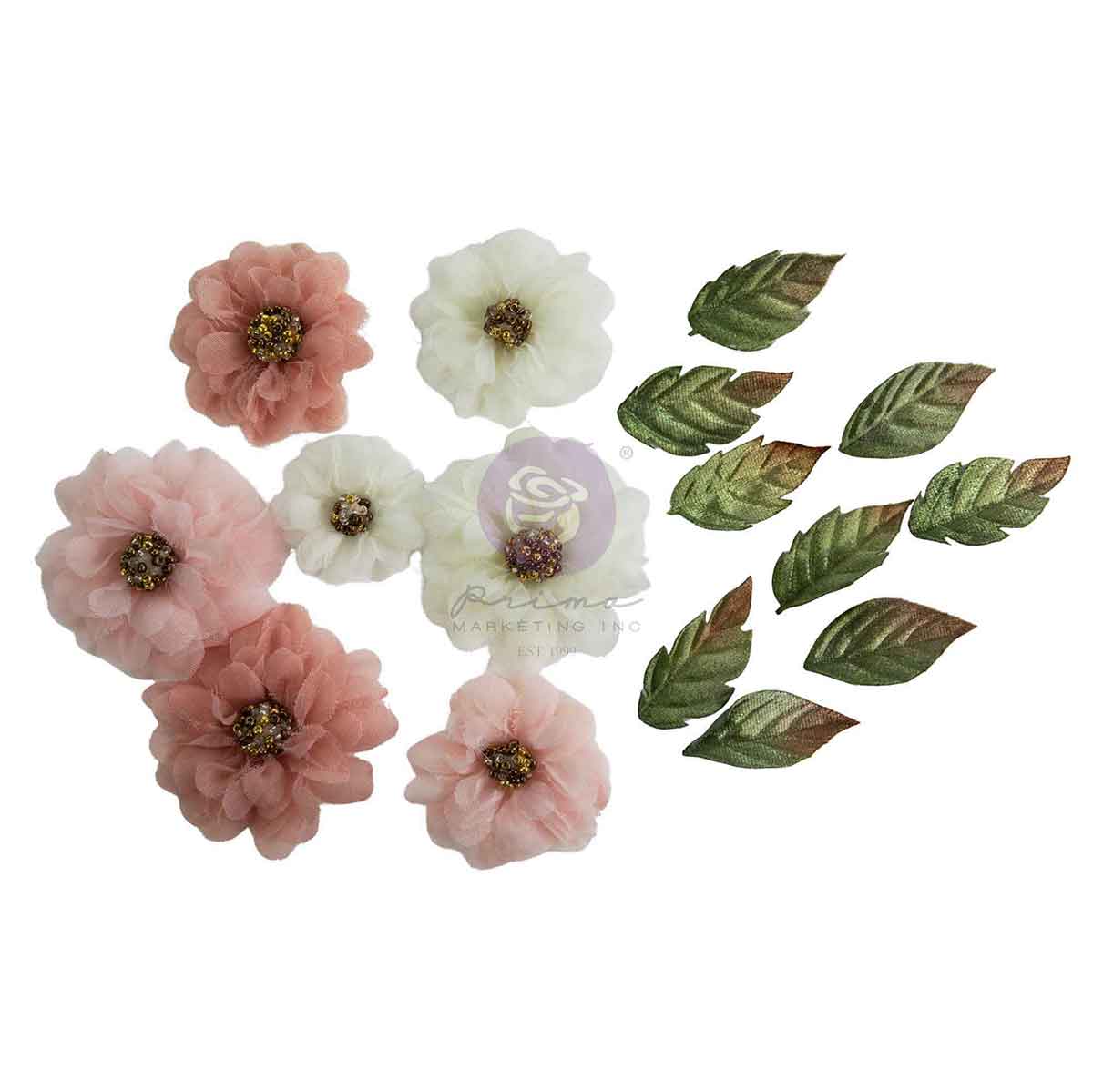 Buttons & Keepsakes Collection Flowers - Sheer Beauties