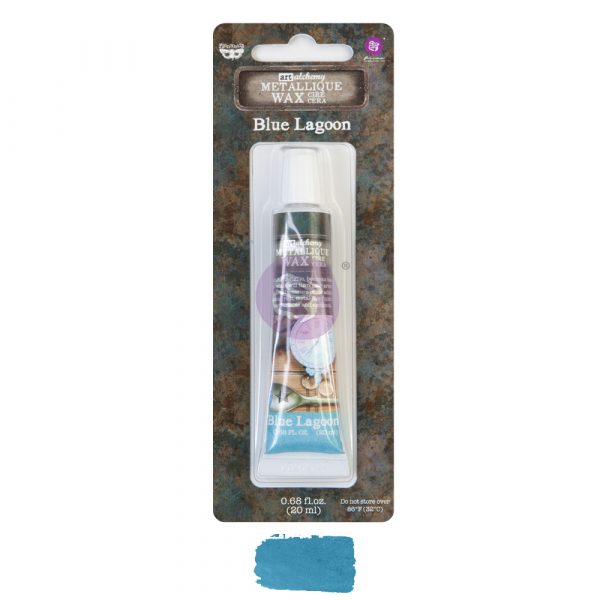 Art Alchemy- Metallique Wax - Blue Lagoon .68oz (20ml)
