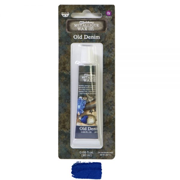 Art Alchemy- Metallique Wax - Old Denim .68oz (20ml)