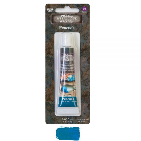 Art Alchemy-Metallique Wax - Peacock .68oz (20ml)