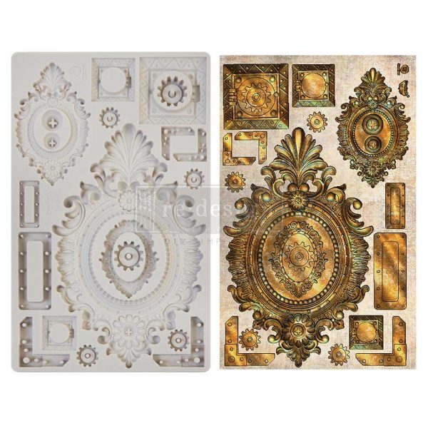 Finnabair - Moulds - Grungy Frames - 1 pc, 5x8 in