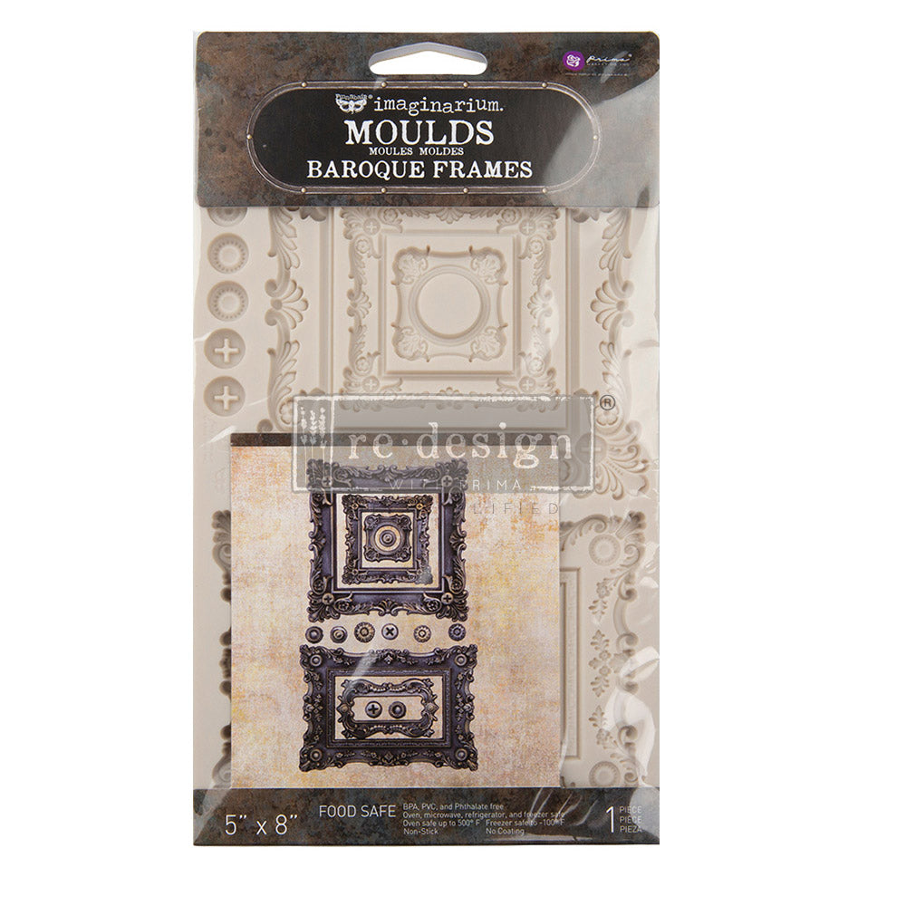 Baroque Frames Mould, Finnabair Moulds - Baroque Frames