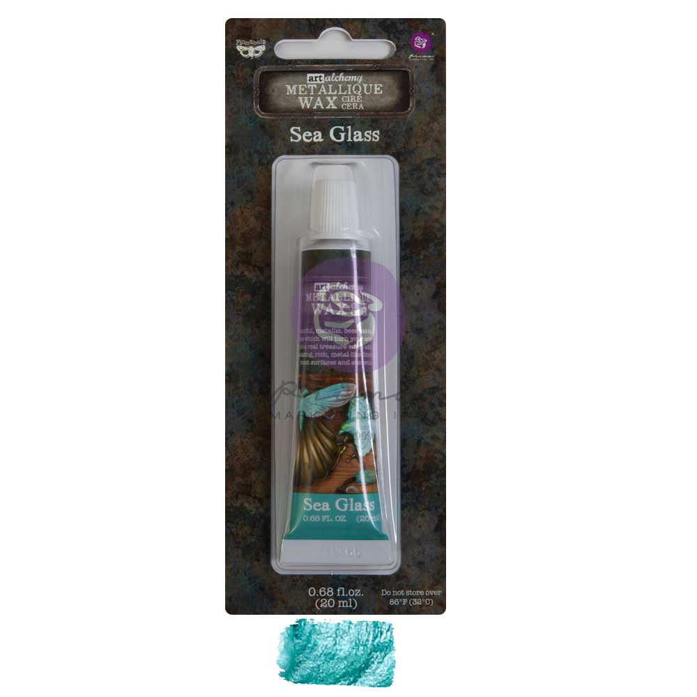 Art Alchemy Metallique Wax - Sea Glass - 0.68oz (20ml)