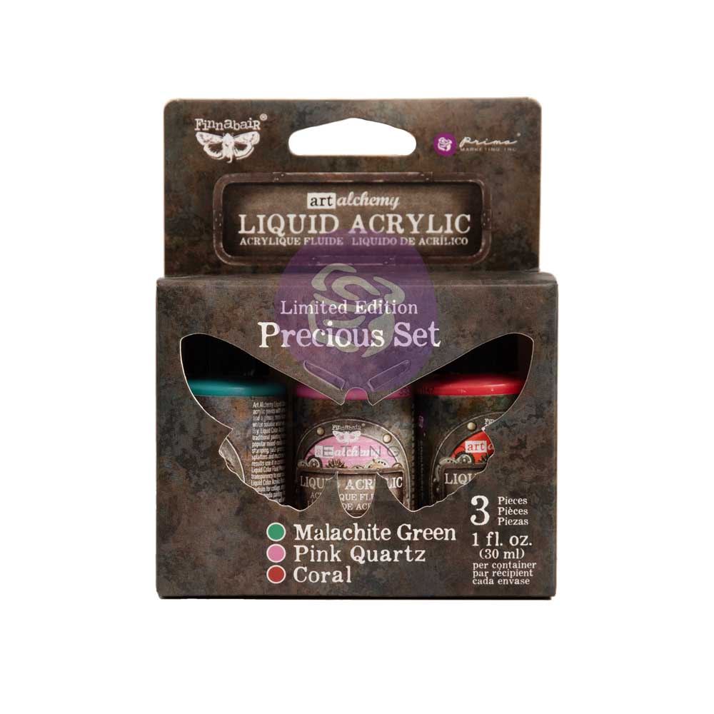 Limited Edition Liquid Acrylic Set - Precious - 3 colors x 1 fl oz (30 ml) each