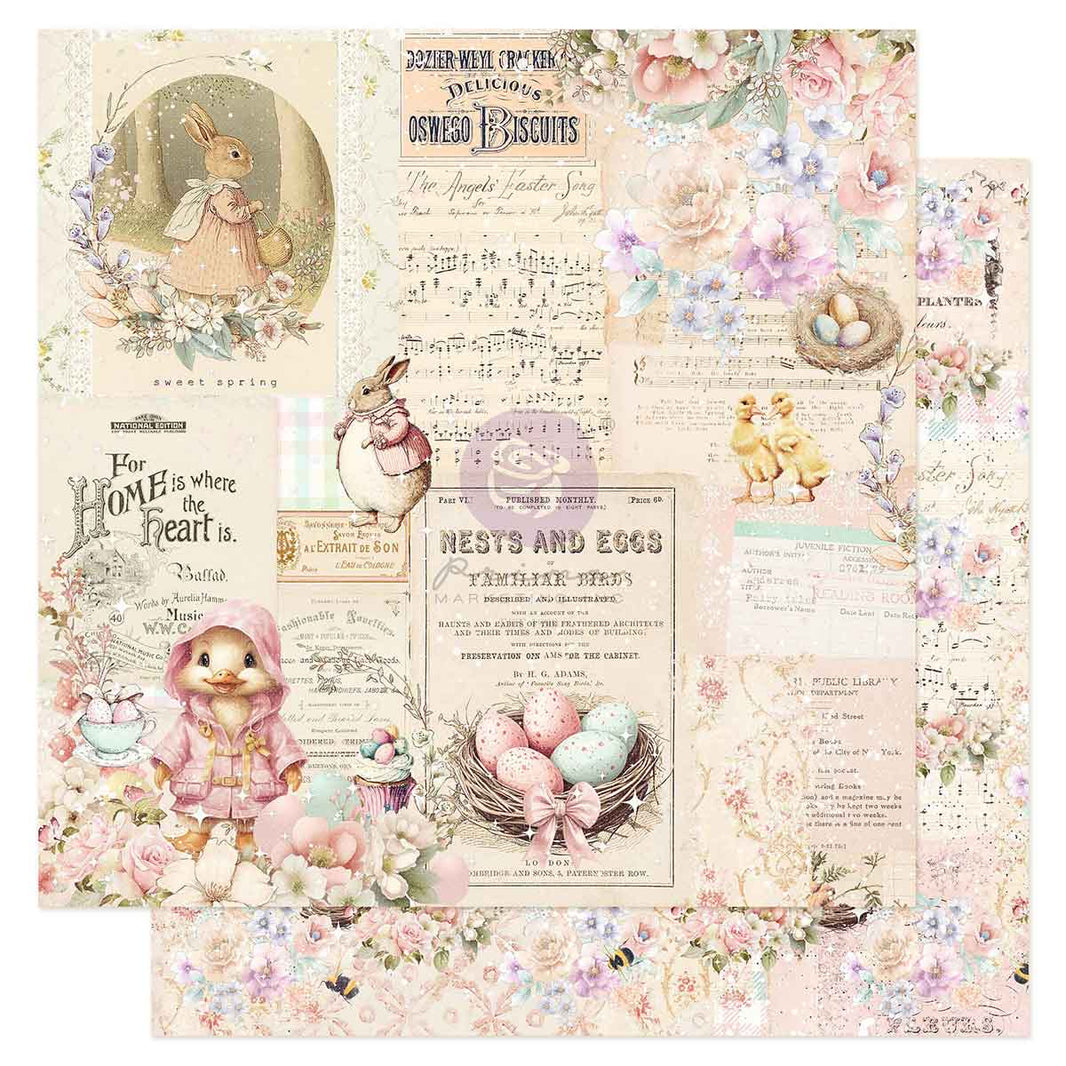 Sweet Spring Collection 12x12 Sheet - Home Is Where The Heart Is