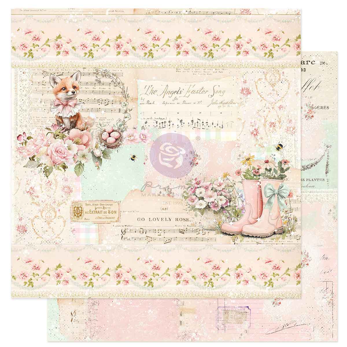Sweet Spring Collection 12x12 Sheet - Spring Melody