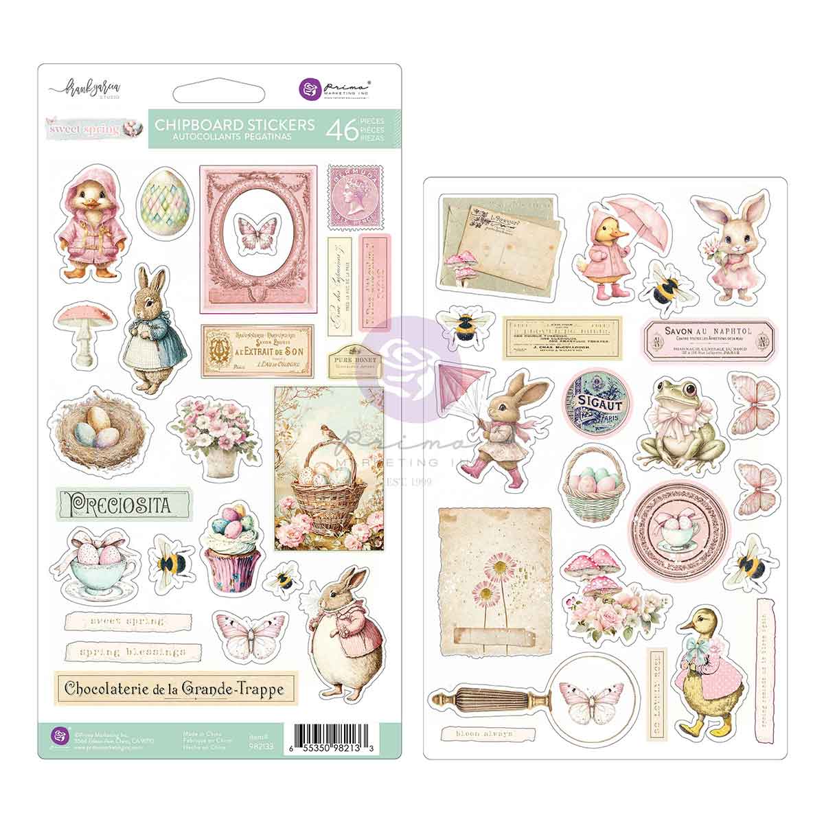 Sweet Spring Collection Chipboard Stickers