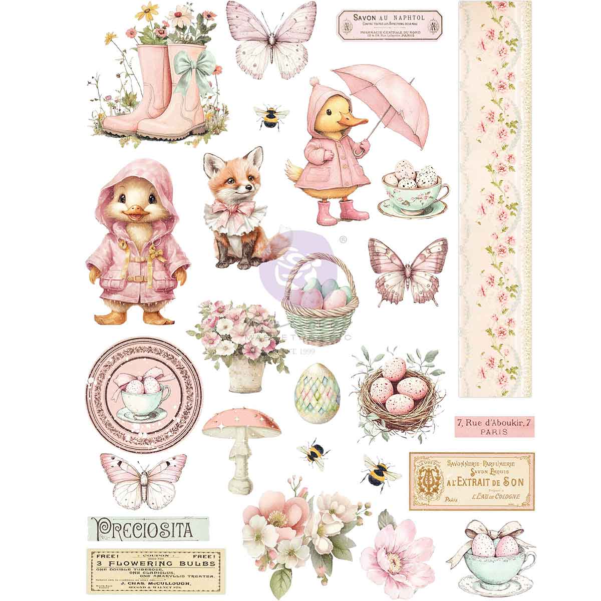 Sweet Spring Collection A4 Transfer