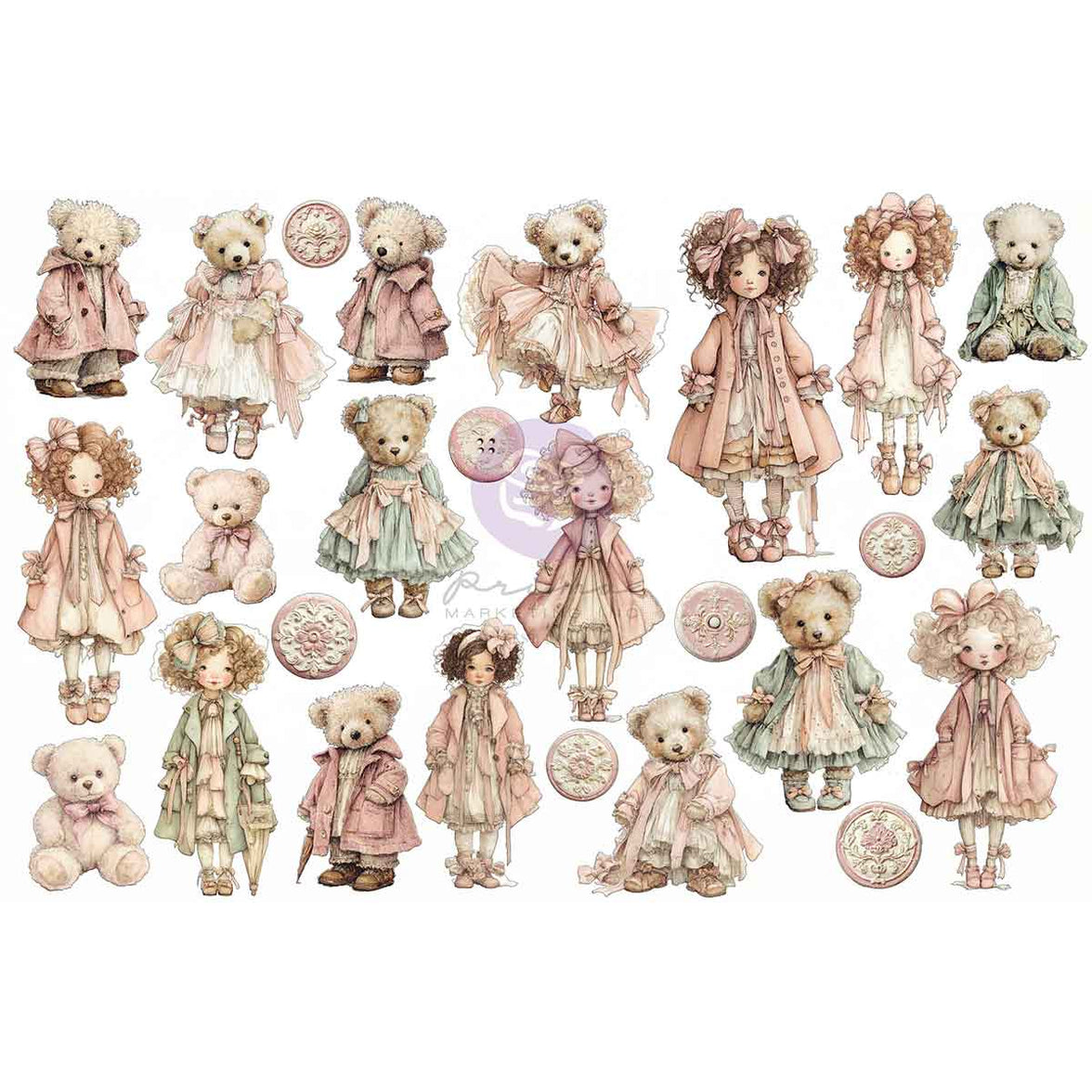 Buttons & Keepsakes Collection Ephemera - Cherished Companions