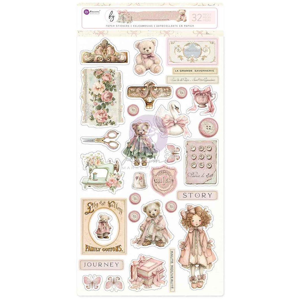 Buttons & Keepsakes Collection Stickers