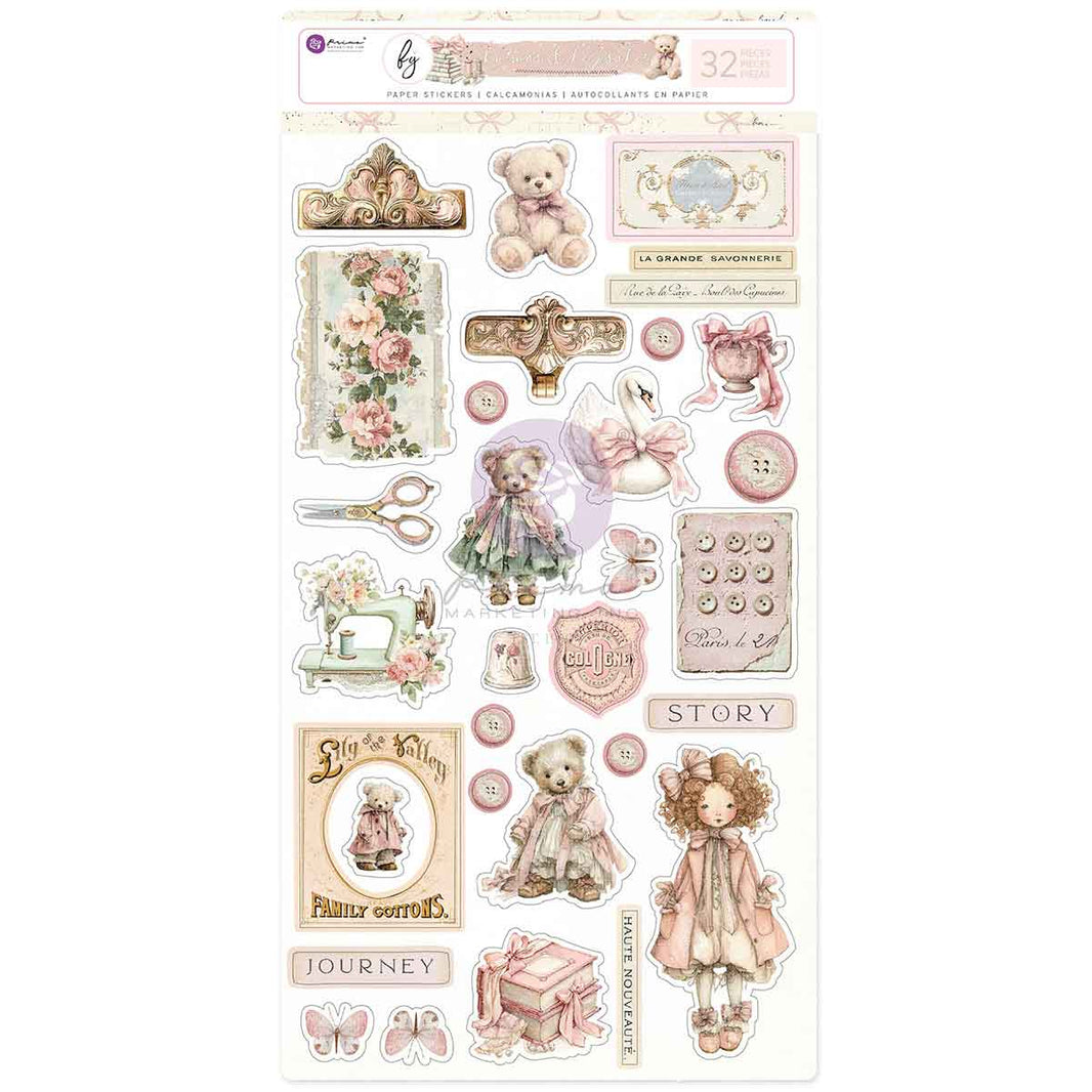 Buttons & Keepsakes Collection Stickers