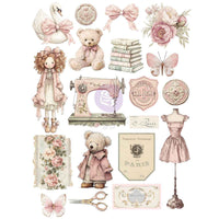 Buttons & Keepsakes Collection A4 Transfer