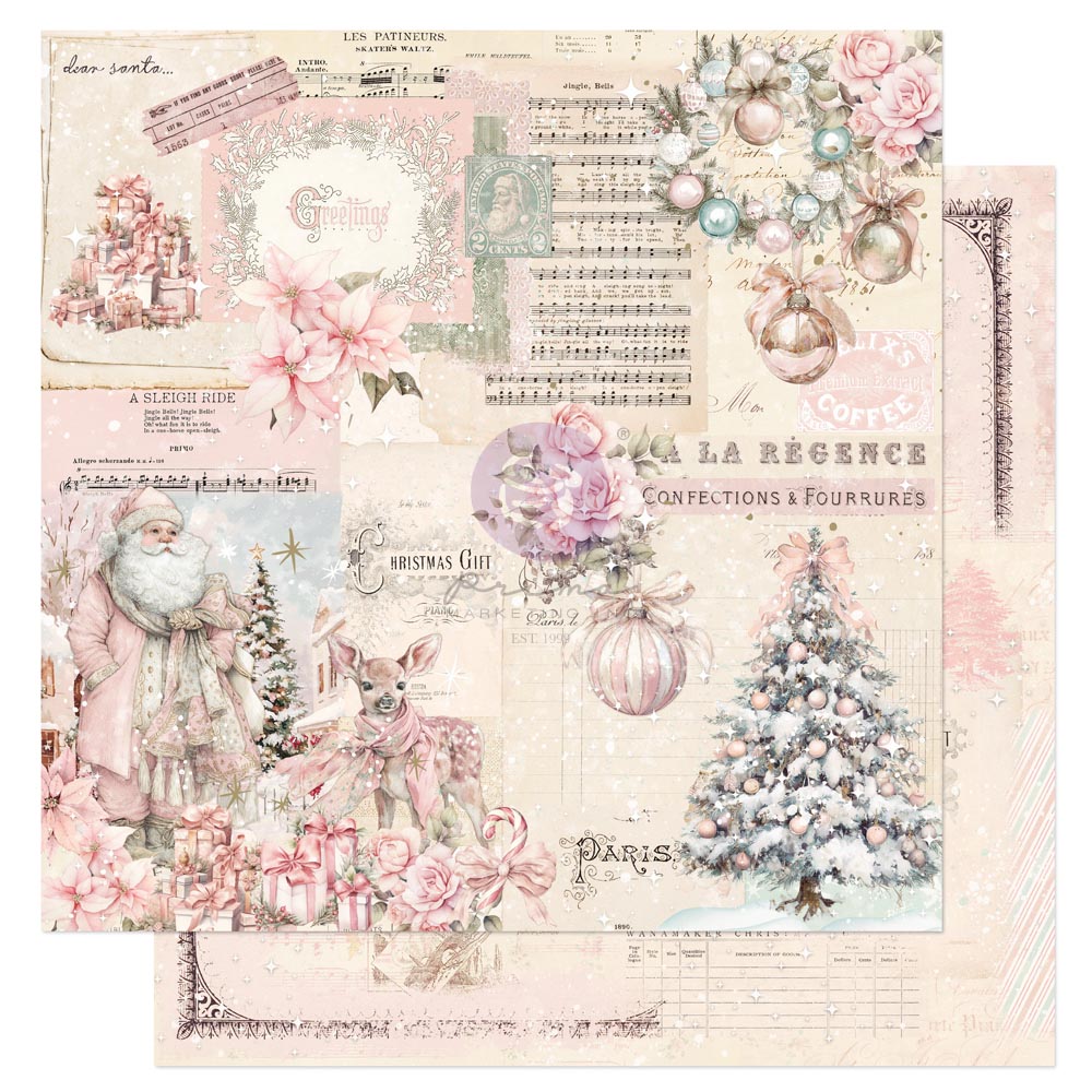 Christmas Blush Collection 12x12 Sheet - Dear Santa