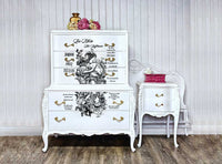 Decor Transfers® - Youth Fountain - total sheet size 24"x35", cut into 2 sheets