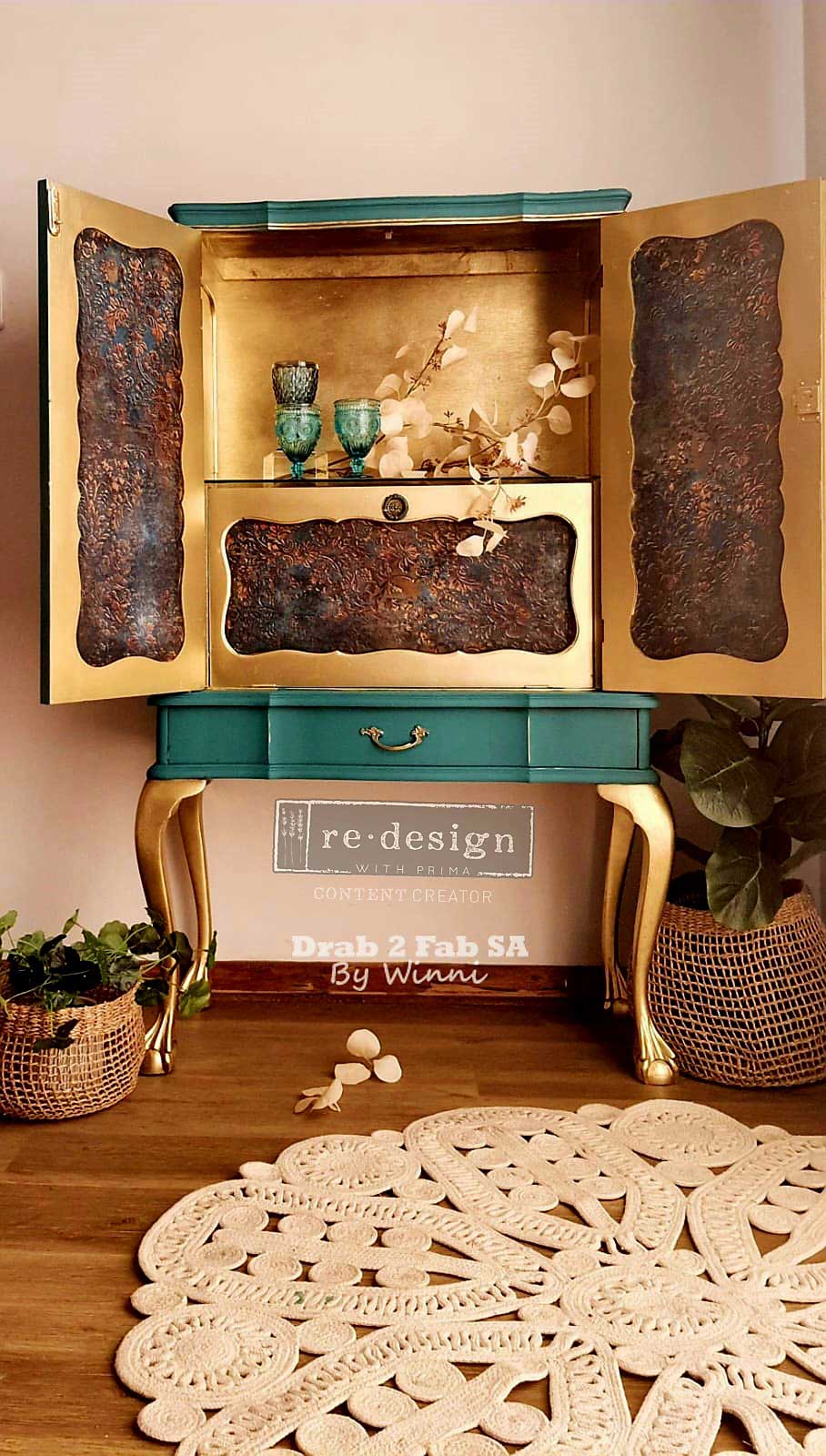 A1 Decoupage Fiber – Aged Patina – 1 sheet, A1 size, 8.5" x 13 "