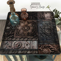 Carved Stonework, A1 Decoupage Fiber – Carved Stonework – 1 sheet, A1 size, Furniture Fiber Paper