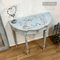 Alaina Toile Decor Transfer - French Inspired Transfer, Decor Transfer, 24″x35″, cut into 2 sheets