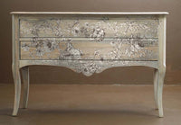 Alaina Toile Decor Transfer - French Inspired Transfer, Decor Transfer, 24″x35″, cut into 2 sheets